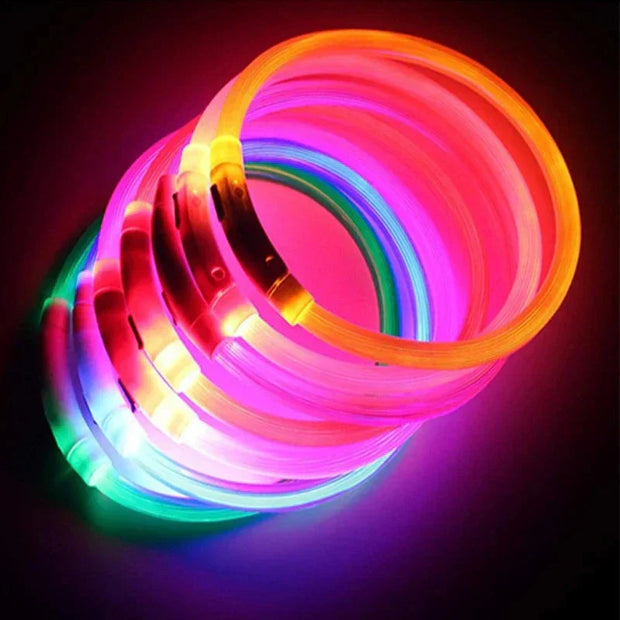 USB Rechargeable Luminous Collar