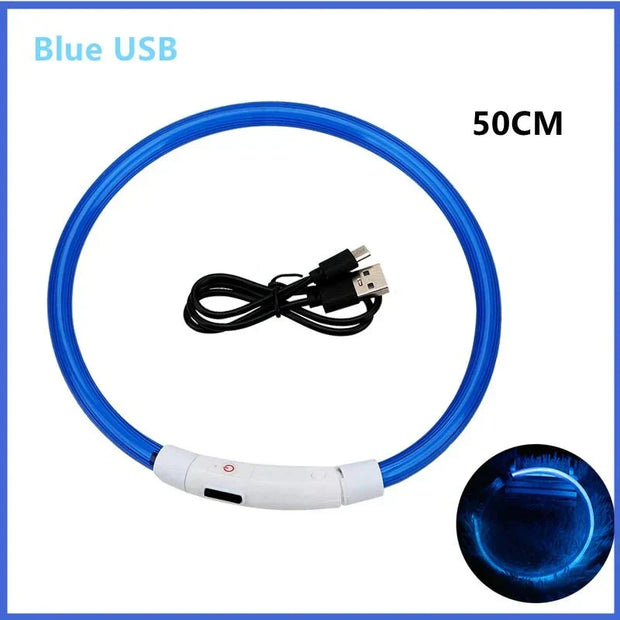 USB Rechargeable Luminous Collar