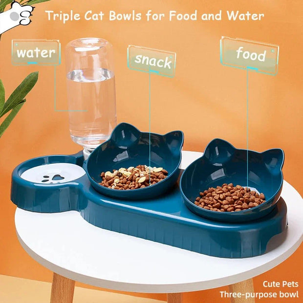 Triple Cat Bowls