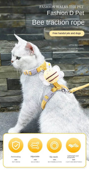 Cat Harness Leash Collar